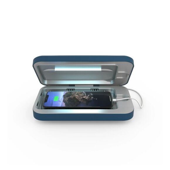 Phone Soap Go Ultraviolet Phone Sanitizer Blue Indigo Keys Wallets - Picture 1 of 14